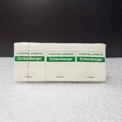 [Matchbook] Schlumberger, Flopetrol Johnston, Pack of 6, White Green