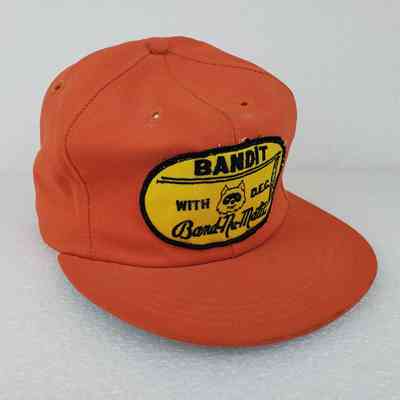 [Cap] Bandit, With D.E.C, Bond-Nu-Matic, Embroidered Patch, Fabric Body Orange