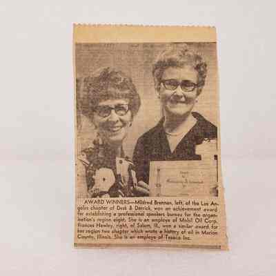 [Clipping] "Award Winners", The Tulsa Tribune, p.16B, 9 September, 1972
