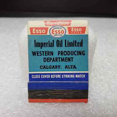 [Matchbook] Esso, 20-strike, Blue Red - Front: View of front cover