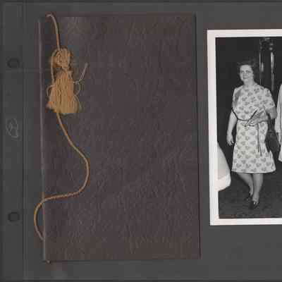 Scan of Scrapbook Page In Situ
