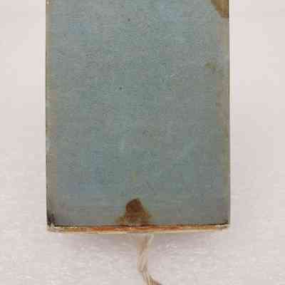 View of Playing Card Box, Outer Sleeve, Back