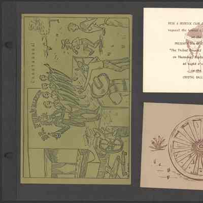 Scan of Scrapbook Page In Situ