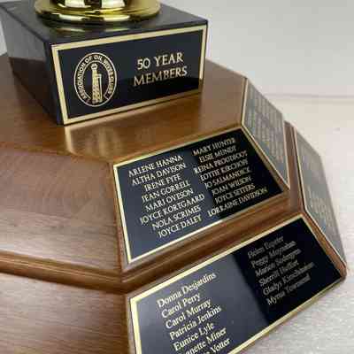 Close-Up of Metal Plates, Front