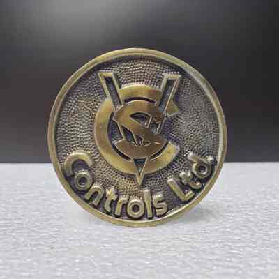 [Belt Buckle] CVS Controls Ltd., Round Antique-Bronze