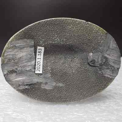 [Belt Buckle] Bear Tools, Antique-Silver [Damaged] - Back: View of the back.