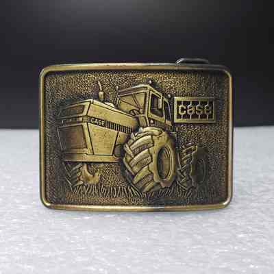 [Belt Buckle] CASE, Tractor, Antique-Brass