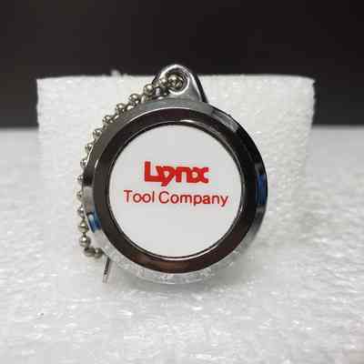 [Tape Measure] Lynx Tool Company, Mini, Metal Silver, White Red