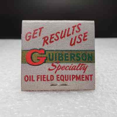 [Matchbook] Guiberson Specialty Oil Field Equipment, 21-strike, Red Green Gold
