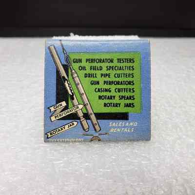 [Matchbook] McCullough Tool Co., 30-strike, Blue Green - Back: View of back cover