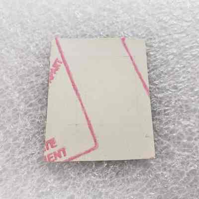 [Sticker] Texaco, Rectangle Black, 40x26mm - Back: View of back