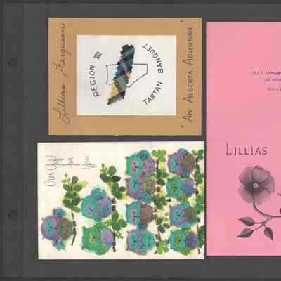 Scan of Scrapbook Page In Situ