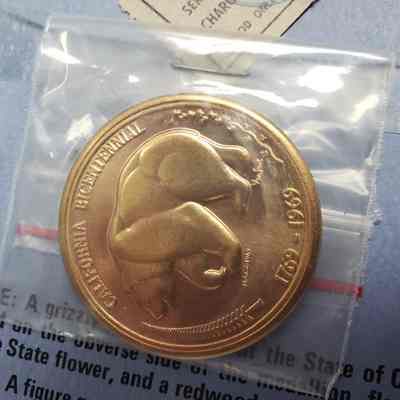 Close-up of Coin, Bear Side