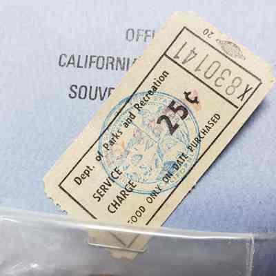 Close-up of Ticket