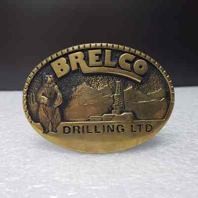 [Belt Buckle] Brelco Drilling Ltd., Antique-Bronze