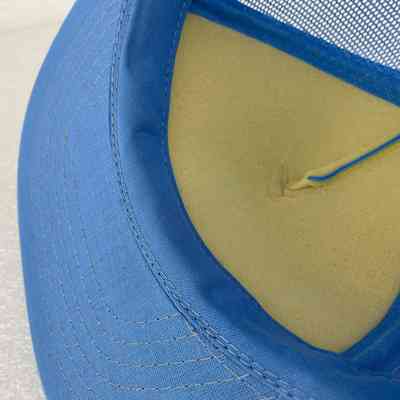 Close-Up of Interior. Sweatband and Foam Padding behind Crown
