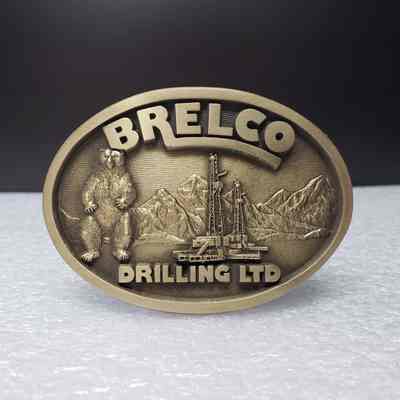 [Belt Buckle] Brelco Drilling Ltd., Antique-Bronze