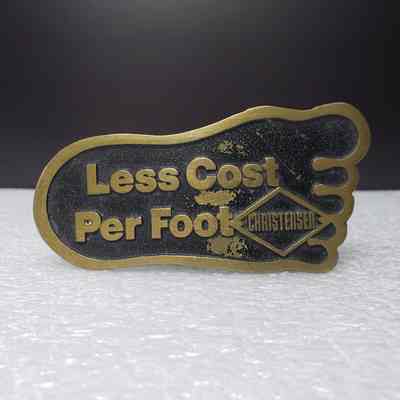 [Belt Buckle] Christensen, Foot, Antique-Bronze