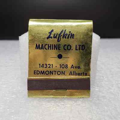 [Matchbook] Lufkin Machine Co. Ltd., 20-strike, Gold Blue
