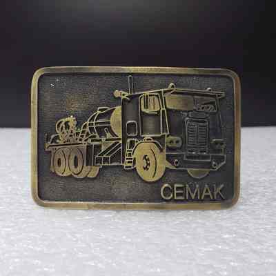 [Belt Buckle] CEMAK, Truck, Antique-Bronze