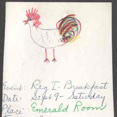 Scan of Invitation, Front