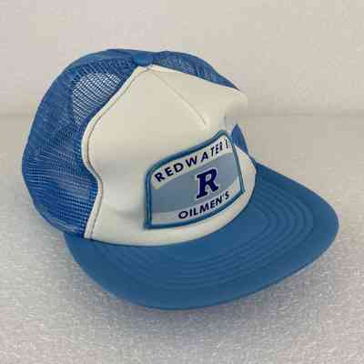 [Cap] Redwater Oilmen's, 1981, Padded Crown White, Mesh Body Light Blue