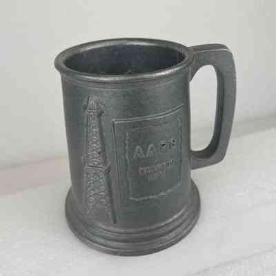 [Tankard] Geolograph Oil Field Services, AAPG, Houston, Pewter, 1971