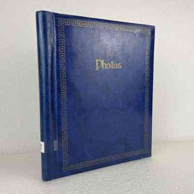 [Sticker Album] Photo Album, Blue, Assorted Stickers