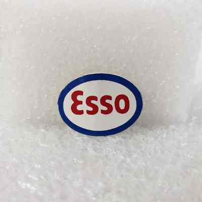 [Sticker] Esso Oil, Set of 4, 18x25mm - Front: View of front