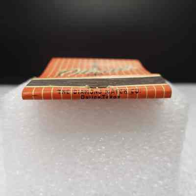 [Matchbook] Oil Well Supply Co., 20-strike, Orange Black White - Manumark: View of manumark