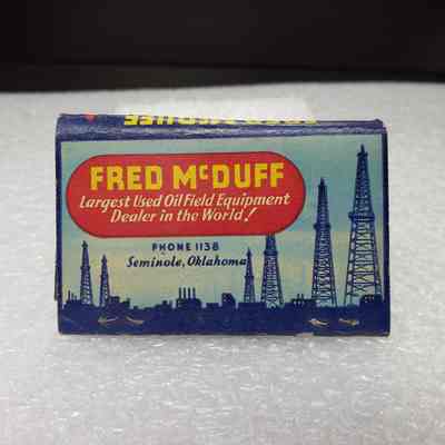 [Matchbook] Fred McDuff, 40-strike, Blue Red Yellow