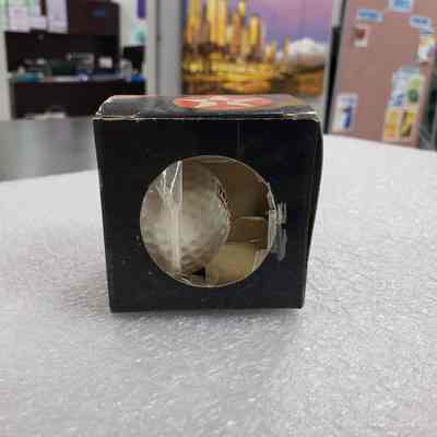 [Golf Ball] Texaco, w/ Box - Ball in Box, Front: View of box front with Ball inside