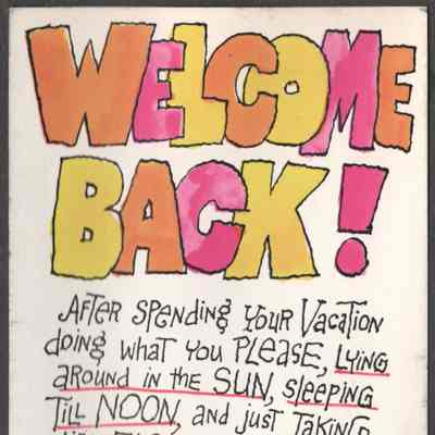 Scan of Greeting Card, Front Cover