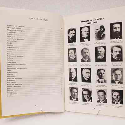 View of Booklet, Table of Contents