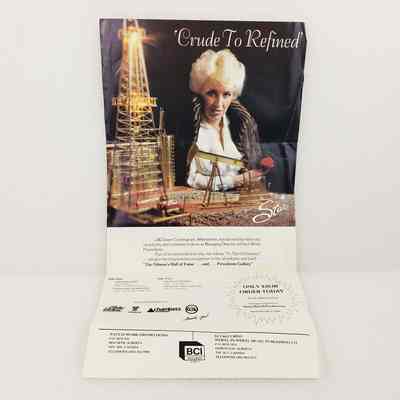 [Poster] "Crude to Refined", Star Dawn Cunningham, Record Promotional Poster, Red Deer Alberta, c.1986