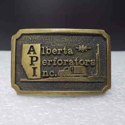 [Belt Buckle] Alberta Perforators Inc., Antique-Bronze