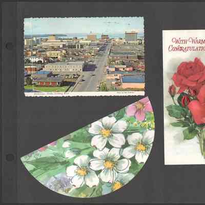 Scan of Scrapbook Page In Situ