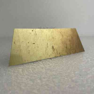 View of Large Metal Plate 1, Back