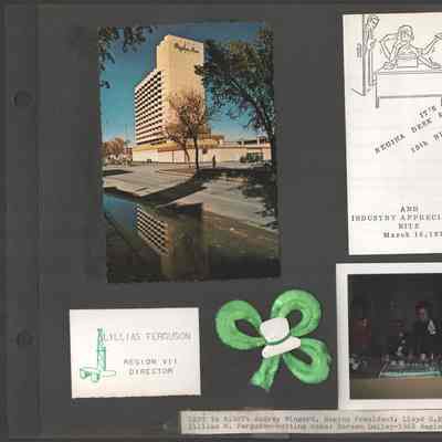 Scan of Scrapbook Page In Situ