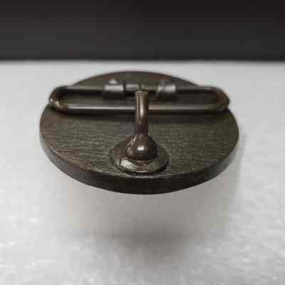 [Belt Buckle] C&D Tank Truck, 25 Years, Antique-Copper - Hook: Close-up view of the hook.
