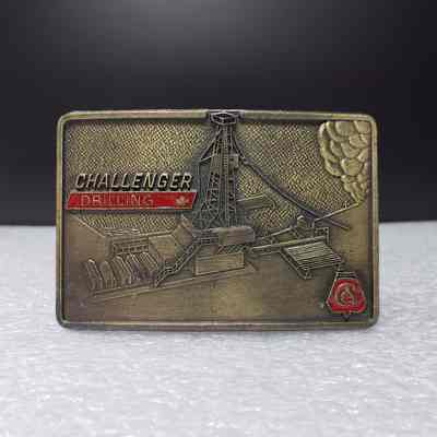 [Belt Buckle] Challenger Drilling, Antique-Bronze Red