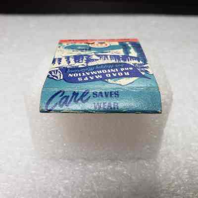 [Matchbook] Esso, 20-strike, Blue Red - Saddle: View of saddle