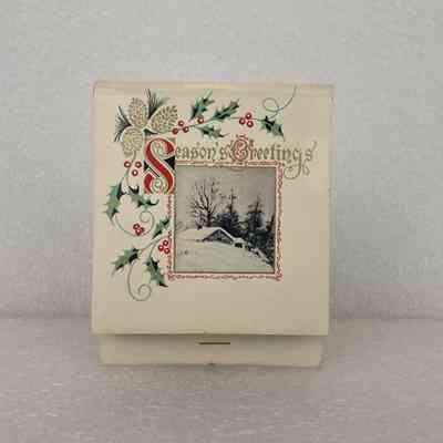 [Matchbook] The Canadian Meter Company, Seasons Greetings, 10-Strike, White Green Red