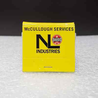 [Matchbook] McCullough Services/NL Industries, 30-Strike, Yellow