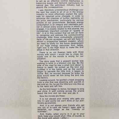View of Pamphlet, Back Cover