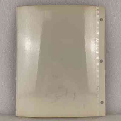 View of Binder Page, Back