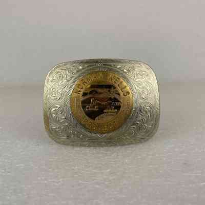 [Belt Buckle] Norman Wells Project, Silver Gold