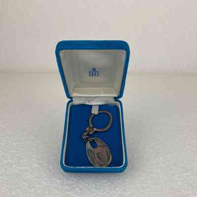 [Keychain] Tri-City Drilling (1968) Ltd., Birks, Metal, Velvet Jewelry Box, Blue