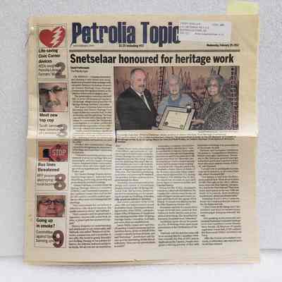 [Newspaper] Petrolia Topic, Wednesday 29 February, 2012