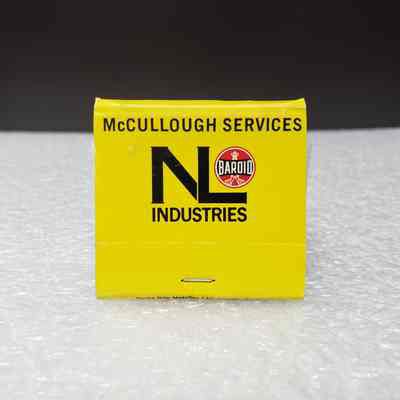 [Matchbook] McCullough Services/NL Industries, 30-Strike, Yellow